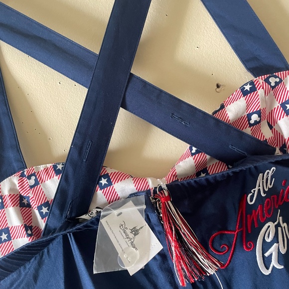 Disney Dress Shop "All American Girl" Minnie Mouse Americana Women's Dress, 1X - Picture 12 of 16